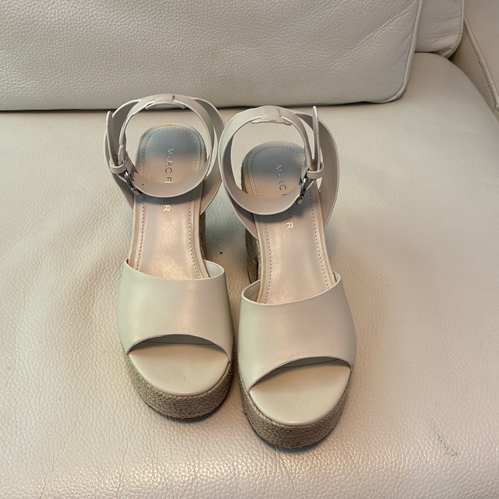 Windsor Smith Cream Platform Sandals